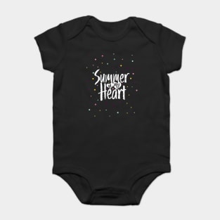 Summer in my heart and Confetti Baby Bodysuit